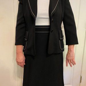 Banana Republic, size 4 skirt, size 6 jacket, black